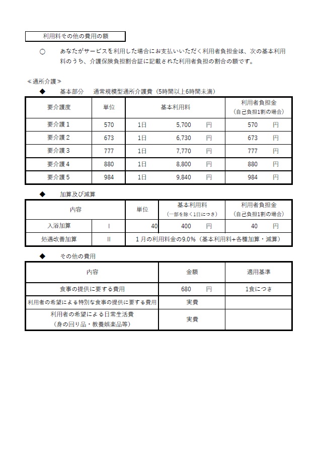 通所介護掲示02